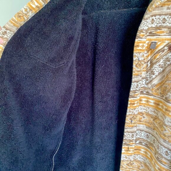 Rugged Earth Outfitters Flannel Fleece Lined Shirt Jacket Shacket Large NEW - Picture 11 of 14